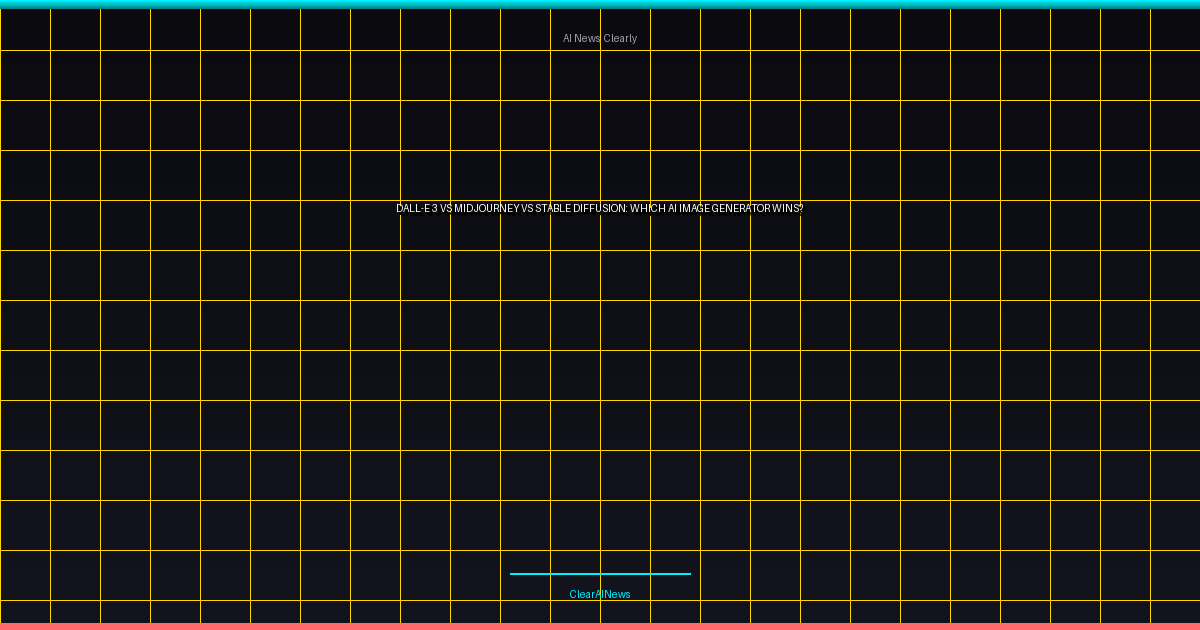 DALL-E 3 vs Midjourney vs Stable Diffusion: Which AI Image Generator Wins?
