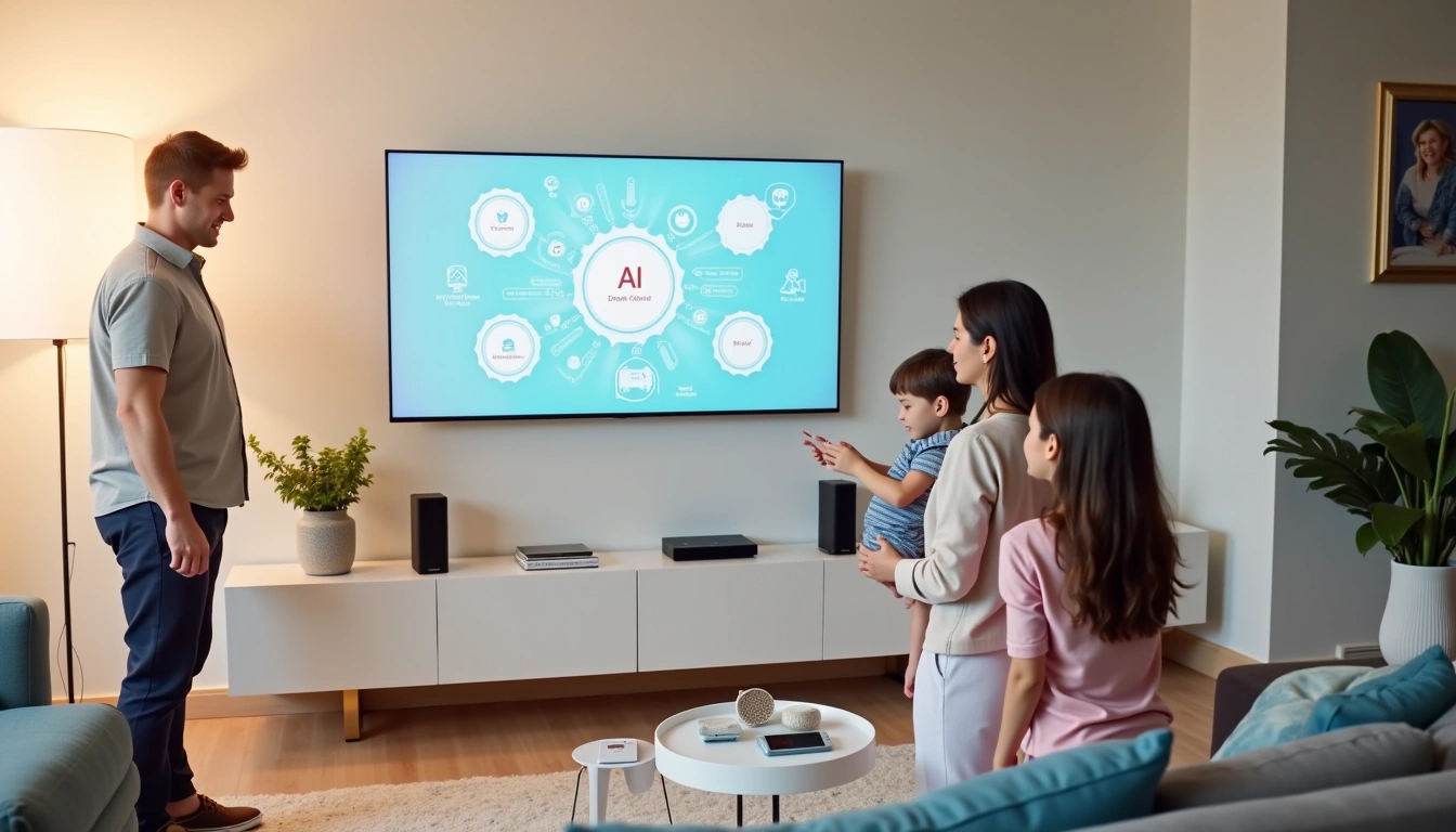 AI assistants predictions for 2026 - futuristic visualization of AI technology