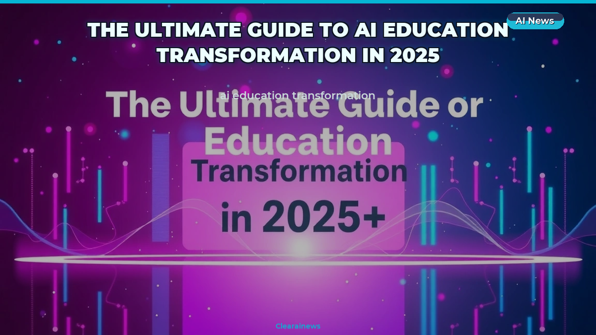 The Ultimate Guide to Ai Education Transformation in 2025