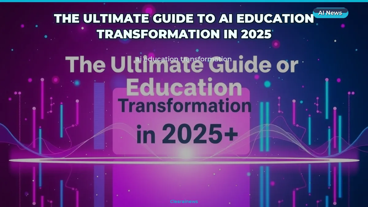 The Ultimate Guide to Ai Education Transformation in 2025