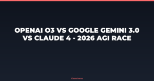 OpenAI o3 vs Google Gemini 3.0 vs Claude 4 – 2026 AGI Race