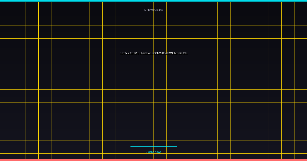 GPT-5 natural language interface displays advanced AI conversation capabilities in OpenAI's next-generation model