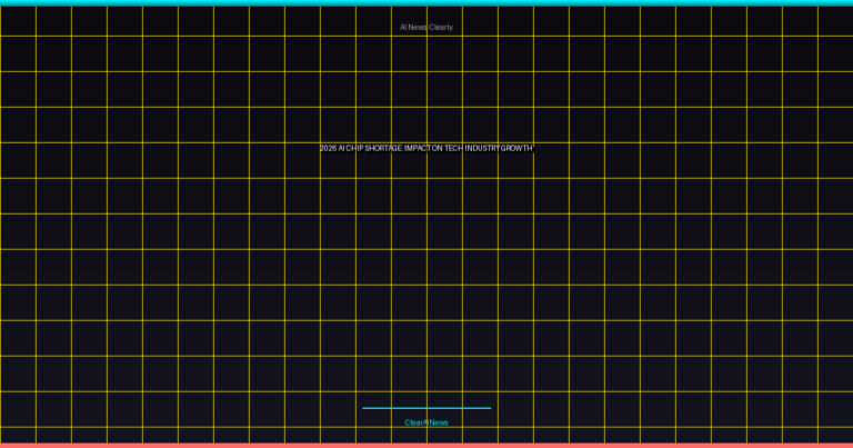 AI chip shortage affecting tech industry