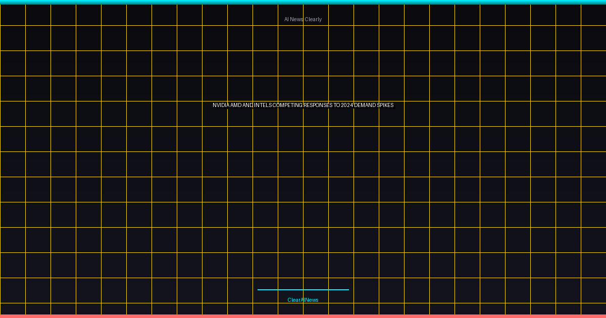 NVIDIA, AMD, and Intel's Competing Responses to 2024 Demand Spikes