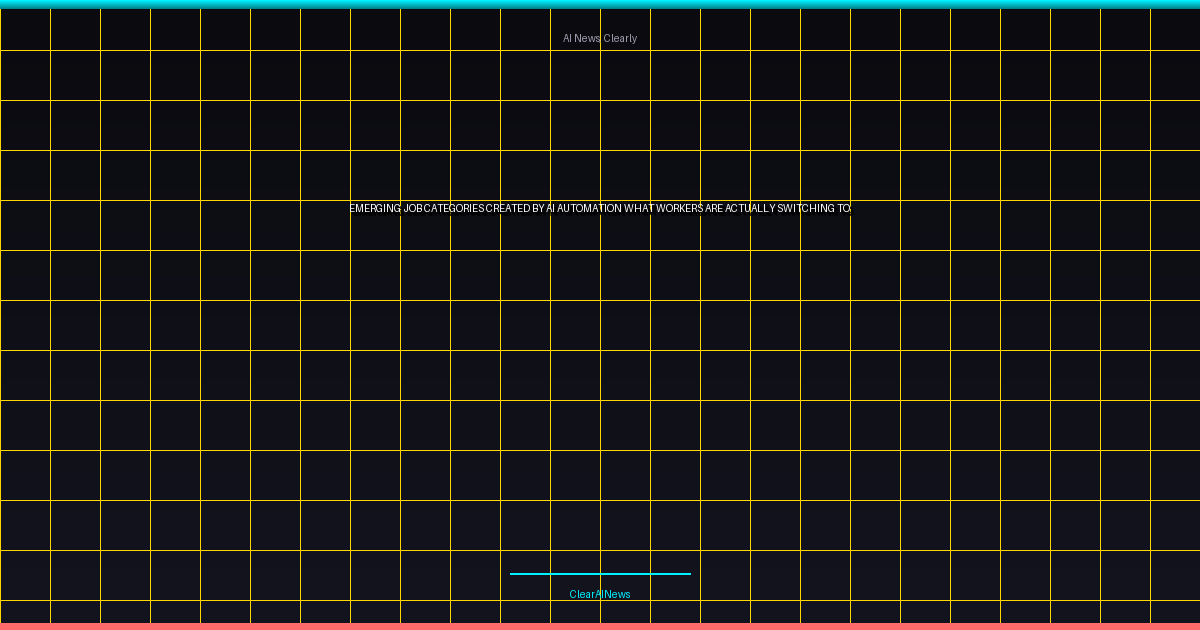 Emerging Job Categories Created by AI Automation: What Workers Are Actually Switching To