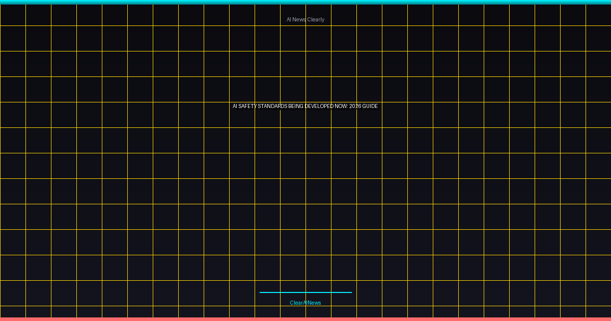 AI safety standards being developed now