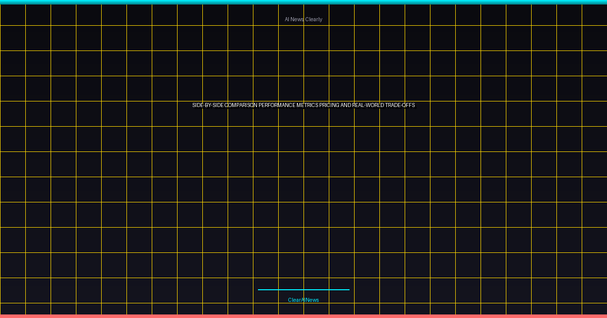 Side-by-Side Comparison: Performance Metrics, Pricing, and Real-World Trade-offs