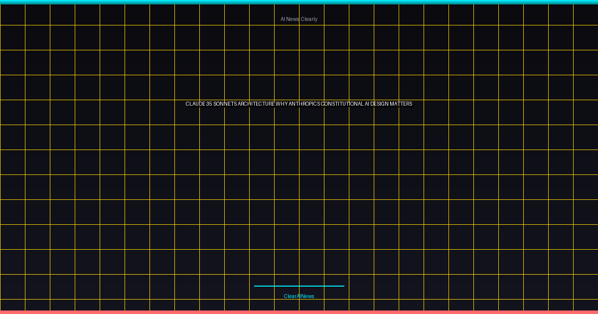 Claude 3.5 Sonnet's Architecture: Why Anthropic's Constitutional AI Design Matters