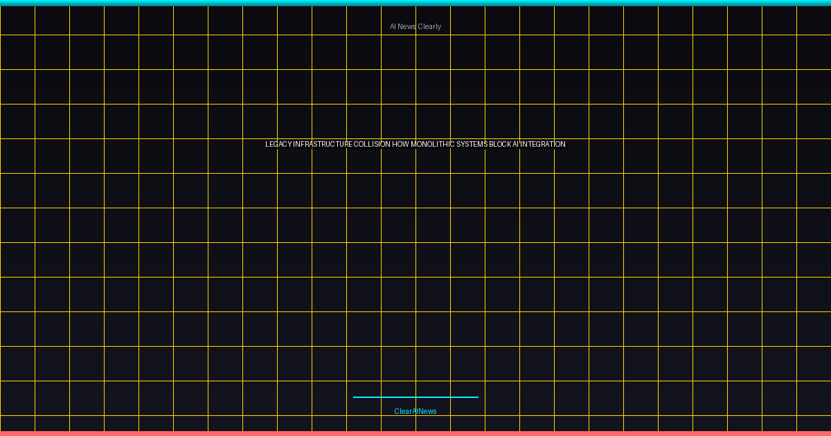 Legacy Infrastructure Collision: How Monolithic Systems Block AI Integration