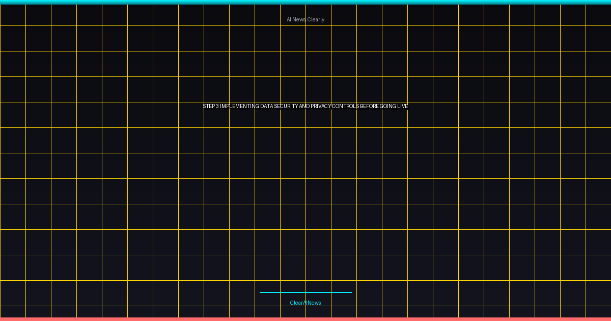 Step 3: Implementing Data Security and Privacy Controls Before Going Live