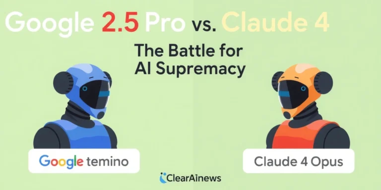 Google Gemini 2.5 Pro vs Claude 4 Opus: The Battle for AI Supremacy
