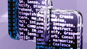 A modern digital illustration representing ai code generators performance benchmarks real world use.