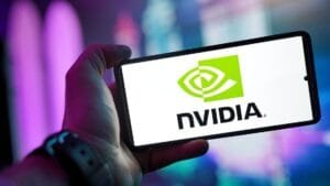 A modern digital illustration representing nvidia h100 amd mi300x real llm benchmark story.