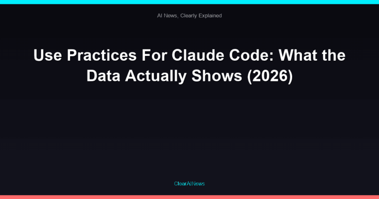 Use Practices For Claude Code: What the Data Actually Shows (2026)
